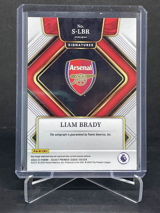 2022-23 Select Premier League Liam Brady Blue Pulsar Auto - No. S-LBR