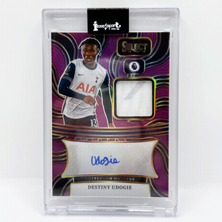 2024-25 Panini Select Premier League Destiny Udogie Patch Auto 181/199