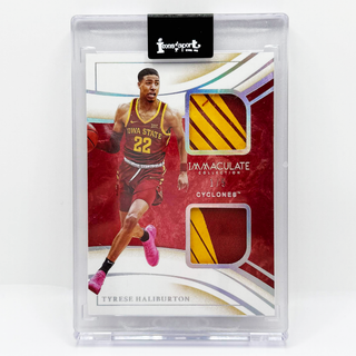 2020 Panini Immaculate Collection Tyrese Haliburton Dual Patch 1/5
