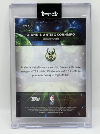 2025-26 Topps Chrome Sun Giannis Antetokounmpo #PPS-4