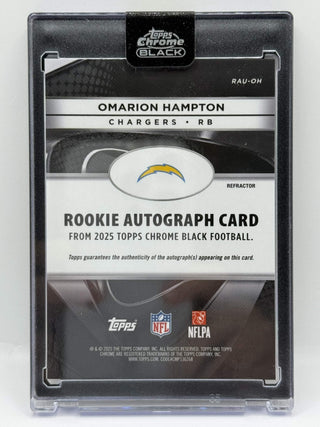 2025 Topps Chrome Black Omarion Hampton Rookie Auto 002/299