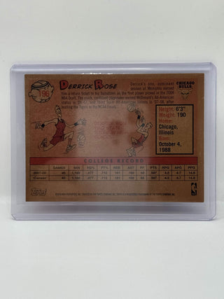 2008 Topps Derrick Rose Base #196
