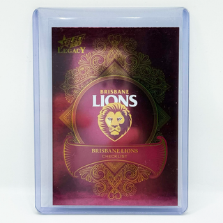 2023 Select AFL Legacy Brisbane Lions Checklist 415/425