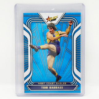 2022 Select AFL Tom Burrass Arctic Blue Fractured 117/190