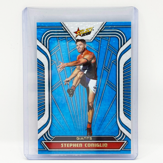 2022 Select AFL Stephen Coniglio Arctic Blue Fractured 188/190