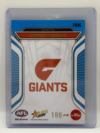 2022 Select AFL Stephen Coniglio Arctic Blue Fractured 188/190