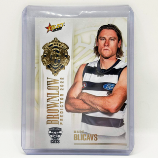 2022 Select AFL Brownlow Predictor Mark Blicavs 089/185