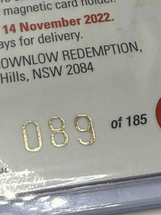 2022 Select AFL Brownlow Predictor Mark Blicavs 089/185