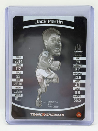 2022 AFL Team Coach Jack Martin Magic Wildcard #MW-03