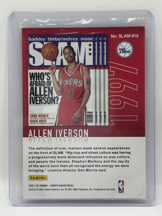 2021-22 Panini Hoops Allen Iverson SLAM Red #SLAM 18