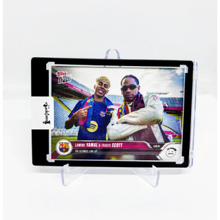 Travis Scott & Lamine Yamal - 2025 FC Barcelona Topps NOW® - Card 1 - PR: 22,483