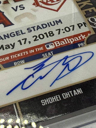 2022 Leaf Big Ticket Signature Shohei Ohtani #BTS-S01