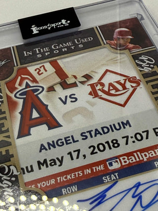 2022 Leaf Big Ticket Signature Shohei Ohtani #BTS-S01