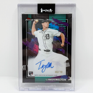 2026 Topps Finest Troy Melton Black Rookie Auto 06/10