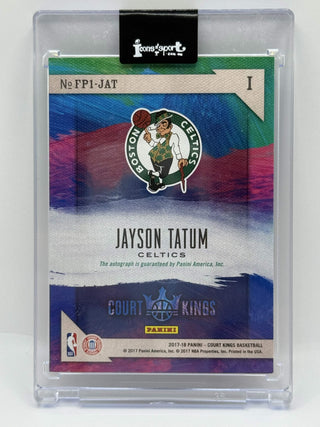 2017-18 Panini Court Kings Jayson Tatum Fresh Paint On-Card Auto #FP1-JAT