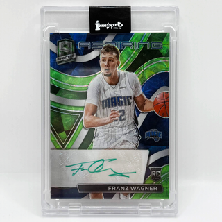 2021-22 Panini Spectra Aspiring Franz Wagner Green Scope Rookie Auto 42/50