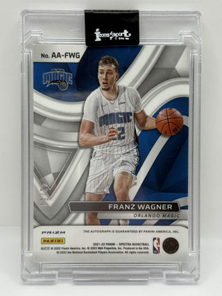 2021-22 Panini Spectra Aspiring Franz Wagner Green Scope Rookie Auto 42/50
