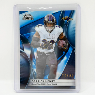 2025 Topps Chrome Black Derrick Henry Blue 070/150
