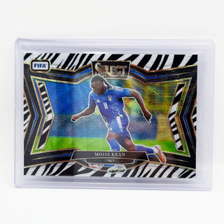 2024-25 Panini Select FIFA Moise Kean Field Level SP Zebra - No. 245