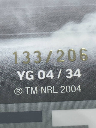 2024 NRL Elite Ethan Strange Canberra Raiders Young Guns White YG 04/34 L/Ed 133/206