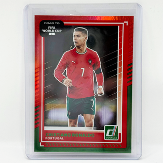 2025-26 Panini Donruss Road To FIFA World Cup Cristiano Ronaldo Red/Green - No. 91