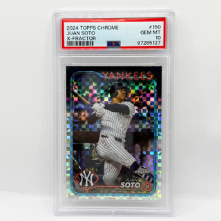 2024 Topps Chrome Juan Soto X-Fractor PSA Gem Mint 10