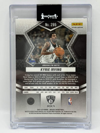 2021-22 Panini Mosaic All-NBA Kyrie Irving Genesis Prizm - No. 295