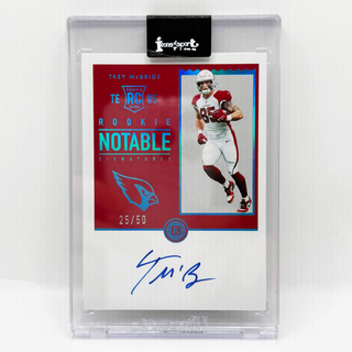 2022 Panini Encased Football Trey McBride Notable Signatures Rookie 25/50