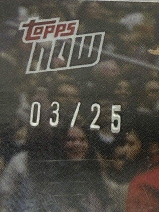 2025-26 Topps NOW Luka Doncic 43 Points, Q1 Dominance Secures Knockout Round Birth Gold Foil 03/25