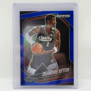 2024-25 Panini Prizm Black Deandre Ayton Blue Prizm 111/199