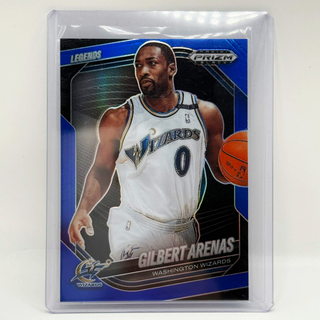 2024-25 Panini Prizm Black Gilbert Arenas Legends Blue Prizm 178/199