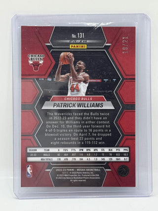 2022-23 Panini Mosaic Patrick Williams Green 19/21
