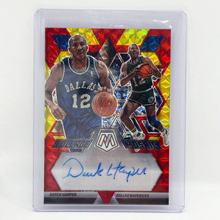 2022-23 Panini Mosaic Derek Harper Mosaic Collage Choice Auto #CM-HAR