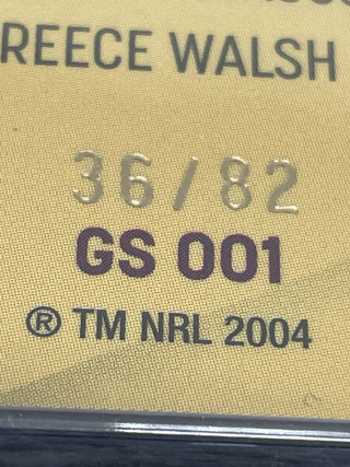 2024 NRL Traders Gold Special Brisbane Broncos Checklist GS 001 L/Ed 36/82