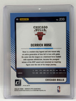 2024-25 Panini Donruss Optic Legends Derrick Rose - No. 233