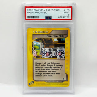 2002 Pokémon Expedition Trainer Moo-Moo Milk PSA Mint 9