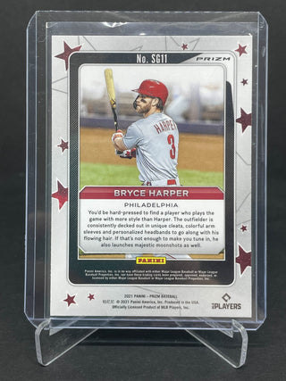 2021 Panini Prizm Baseball Bryce Harper Star Gazing - No. SG11