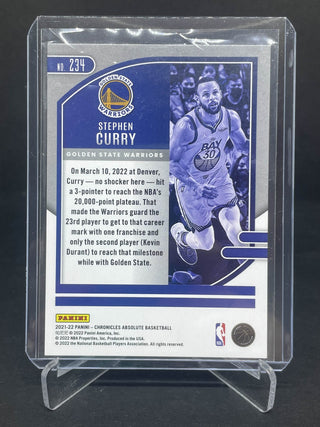 2021-22 Chronicles Absolute Stephen Curry Red 087/149