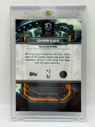 2025-26 Topps Chrome Cooper Flagg Extraterrestrial Rookie #ET-11 (B)