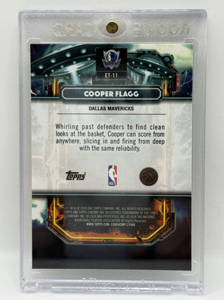 2025-26 Topps Chrome Cooper Flagg Extraterrestrial Rookie #ET-11 (C)