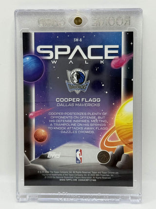 2025-26 Topps Chrome Cooper Flagg Space Walk Rookie #SW-6 (A)
