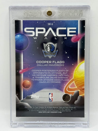 2025-26 Topps Chrome Cooper Flagg Space Walk Rookie #SW-6 (B)