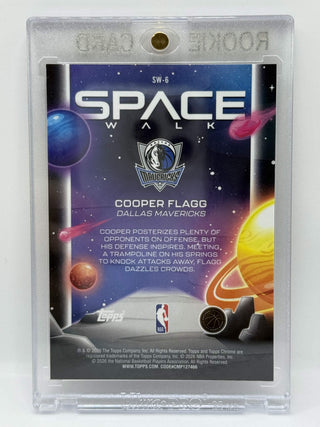 2025-26 Topps Chrome Cooper Flagg Space Walk Rookie #SW-6 (C)