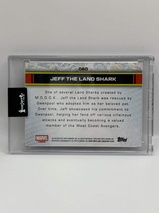 2026 Topps Chrome Marvel Jeff The Land Shark Marvel Logofractor 25/61