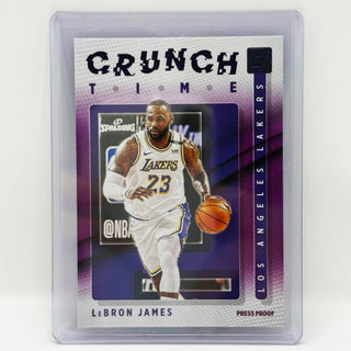 2021-22 Panini Donruss Crunch Time LeBron James Press Proof - No. 10