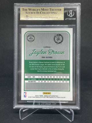 2016-17 Donruss Optic Jaylen Brown RC BGS 9.5 Gem Mint