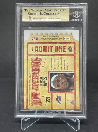 2009-10 Upper Deck Now Appearing LeBron James BGS 9.5 Gem Mint