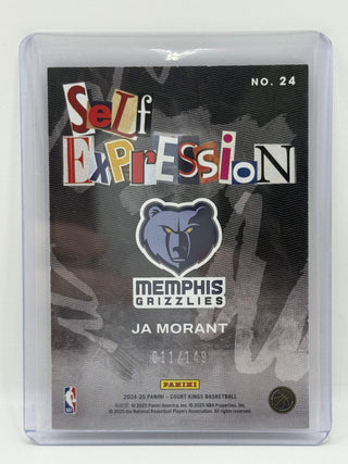 2024-25 Panini Court Kings Self Expression Ja Morant Ruby 011/149