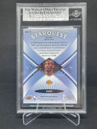 2008-09 Upper Deck Starquest Cyan Kobe Bryant BGS 8.5 NM-MT+