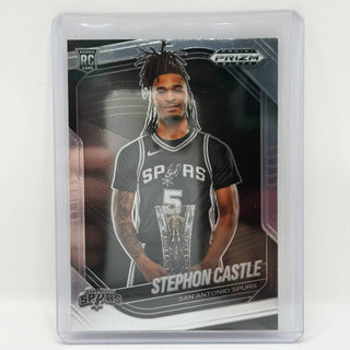 2024-25 Panini Prizm Black Stephon Castle RC - No. 96